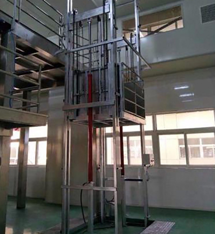 導軌鏈條（tiáo）式液壓升降機
